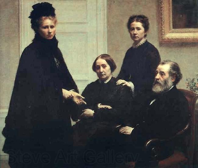 Henri Fantin-Latour The Dubourg Family